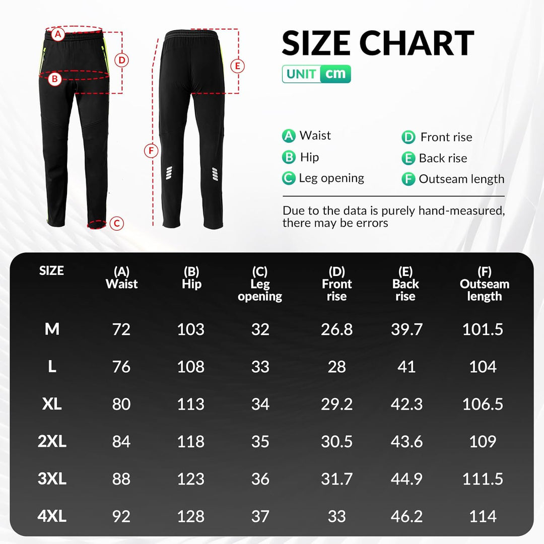 ROCKBROS Fahrrad Jacke/Hose Winter Thermo Fahrradbekleidung Hohe Sichtbarkeit & Winddicht Softshellj