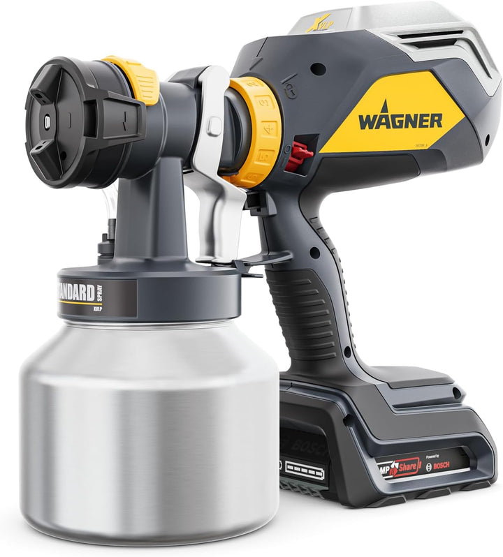 WAGNER FinishControl 4000 18V StandardSpray Kit - das mobile XVLP Akku-Farbsprühsystem inkl. Akku FC