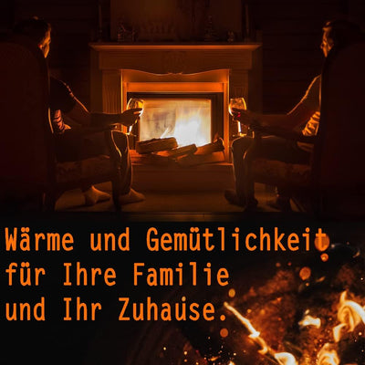 Flameup Brennholz Gemischt Kaminholz 30 kg Buche Eiche Birke Kiefer Fichte Holz Für Ofen und Kamin K