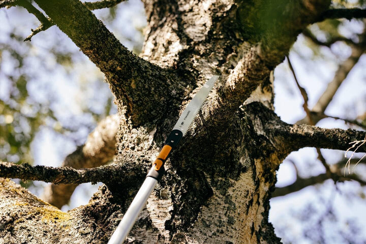 Fiskars Astsäge für kleine Sägearbeiten, Werkzeugkopf, Länge: 52 cm, Gehärteter Stahl, Schwarz/Orang