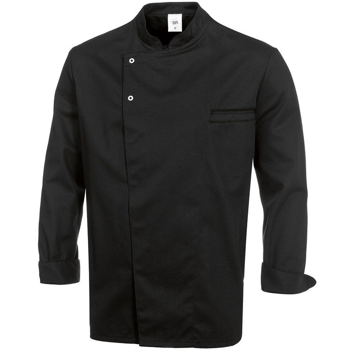 BP Gourmet 1547-400-32 Kochjacke - Langarm - 65% Polyester, 35% Baumwolle - Druckknöpfe aus Edelstah