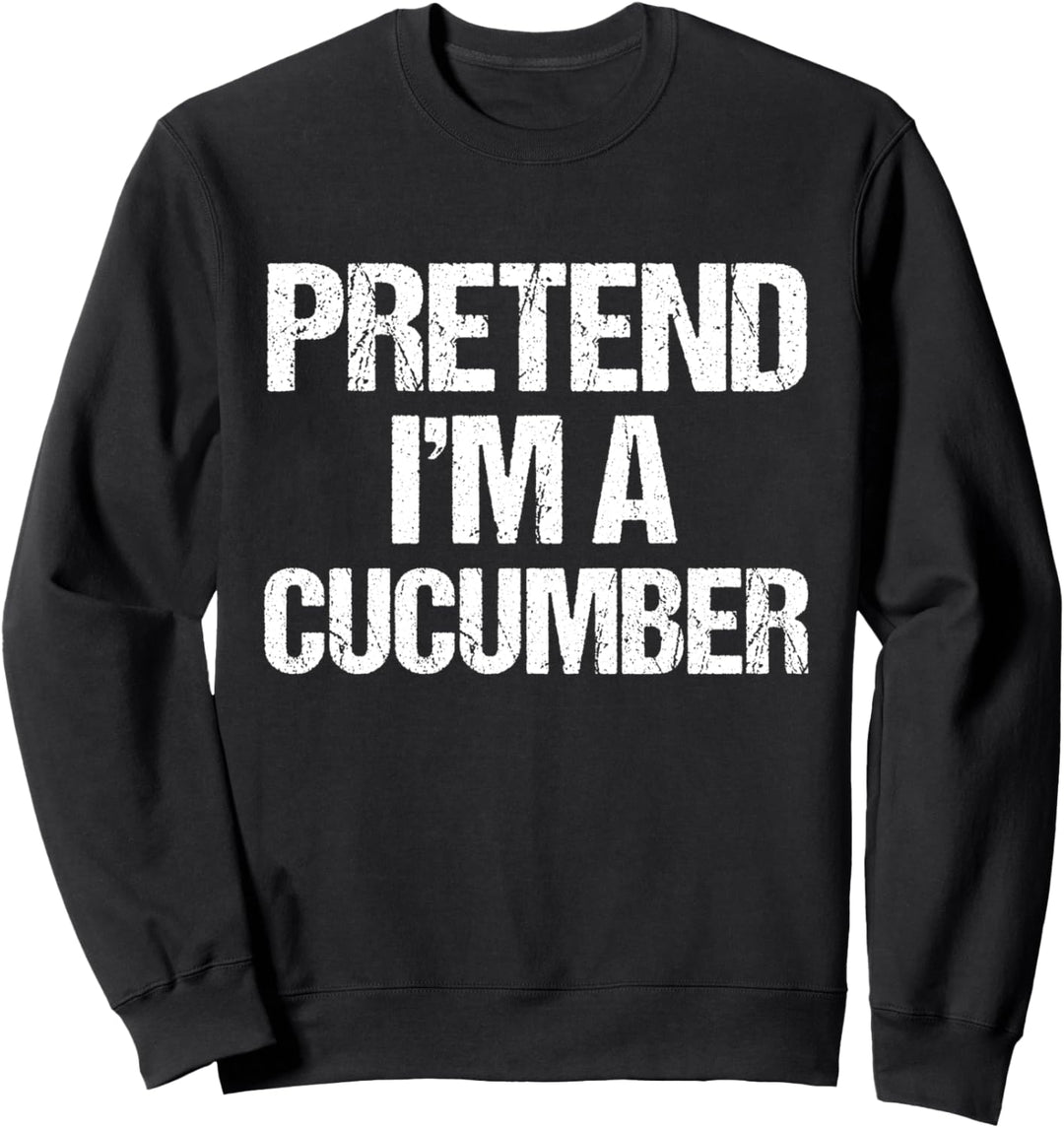 So tun, als wäre ich eine Gurke lustig faul Halloween-Kostüm Sweatshirt