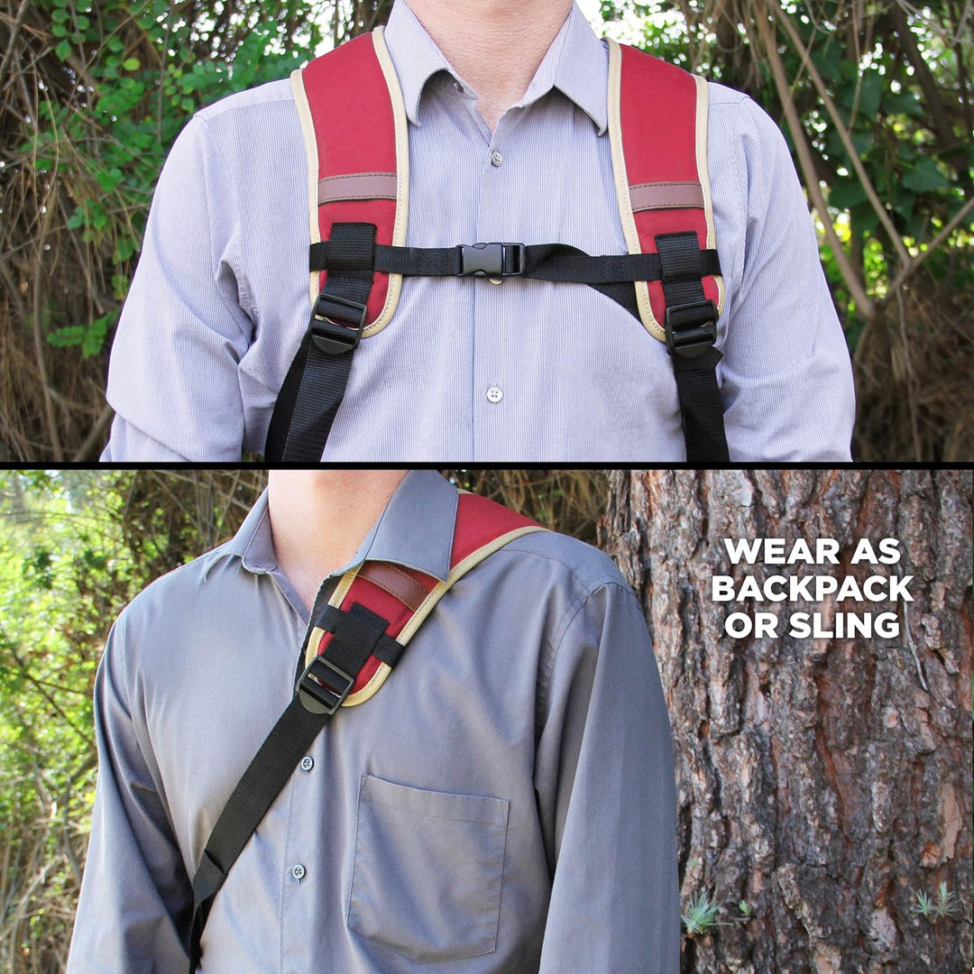GOgroove Kamera Rucksack für Spiegelreflexkameras: DSLR Backpack ideal für Reisen, ausreichend Platz