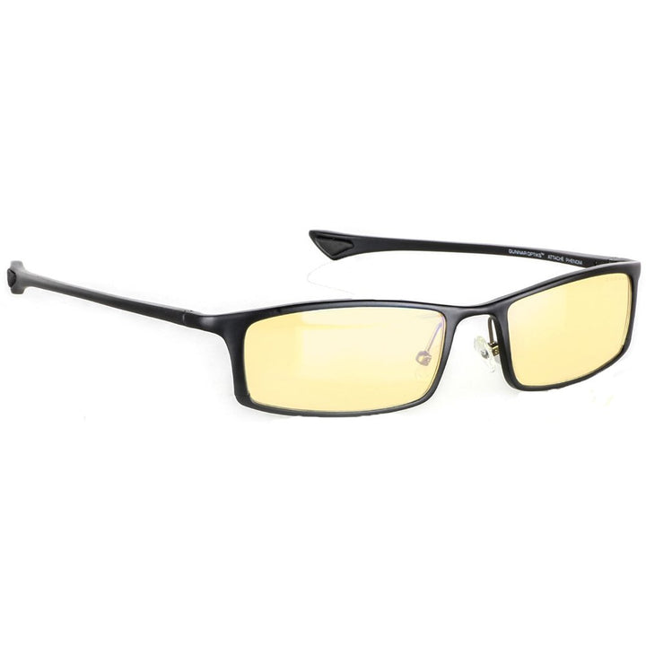 Gunnar Phenom Onyx Brille für Bildschirmstütze Schwarz Verpackung leicht zu öffnen - Schwarz, Verpac