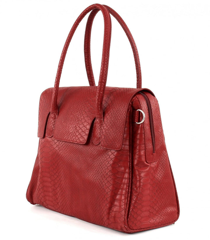 LÄSSIG Baby Wickeltasche Babytasche Stylische Tasche inkl. Wickelzubehör/Tender Brief Bag Red Dragon