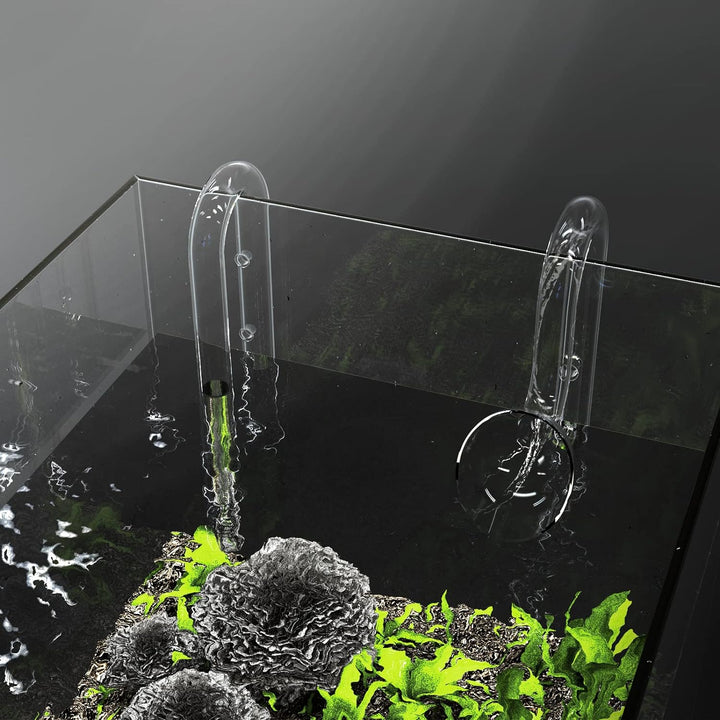 FZONE 13MM Aquarium Glass Lily Pipes Zu- und Ablauf für Aquarien Filter Systems 12/16MM Chläuche (1/