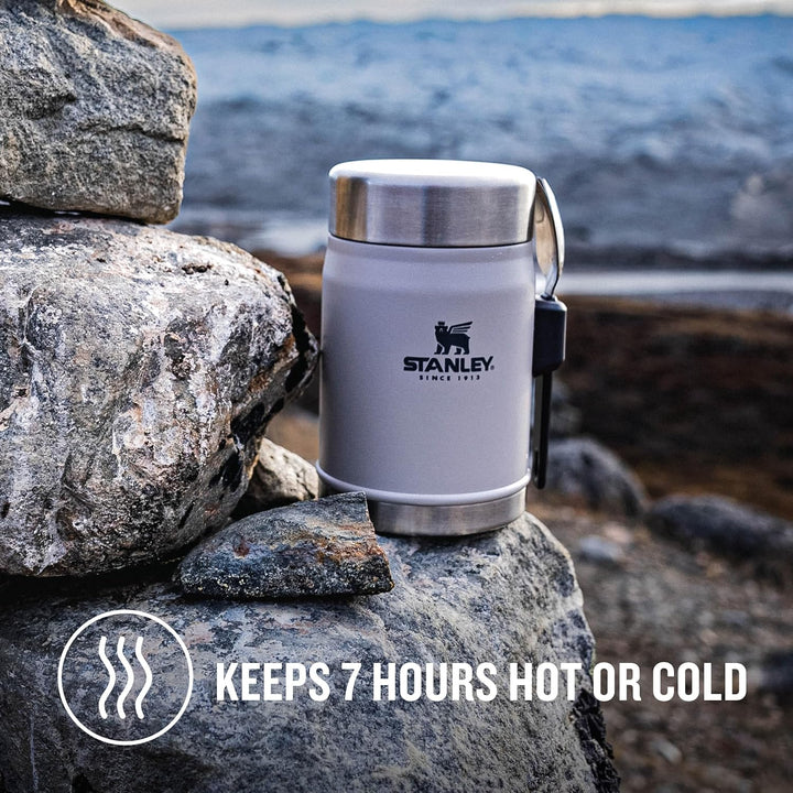 Stanley Classic Legendary Thermobehälter für Essen mit Spork 400 ml - Hält 7 Stunden Heiss oder Kalt
