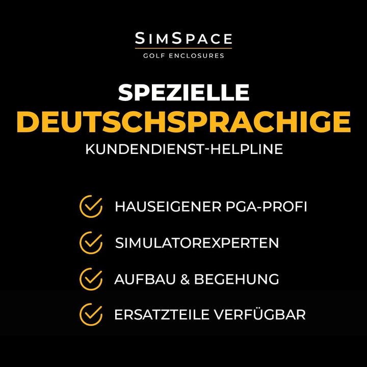 SimSpace Standard Hitting Mat 150x150cm mit SimSpace Standard-Schlagmatte, 150 x 150 cm, mit SimSpac