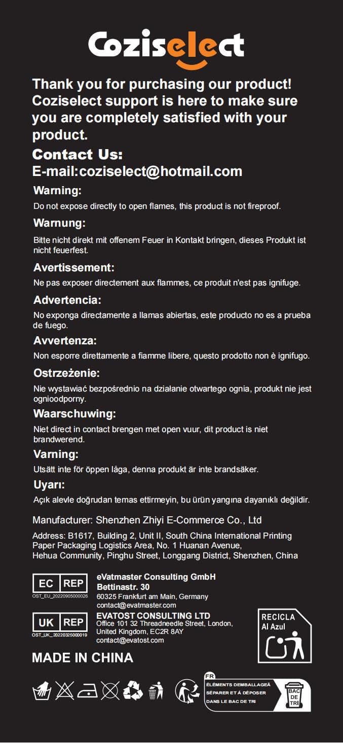 Coziselect Ofenhandschuhe, Hitzebeständige Handschuhe, Silikon Anti-Rutsch Design, Magnetisches Desi