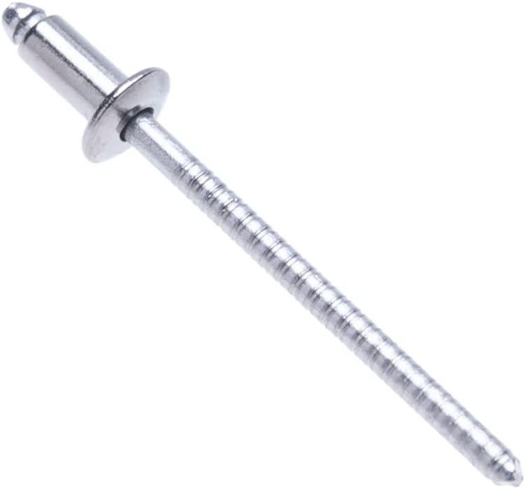 3.2mm x 8mm Blindniete von Keple, Blinde Pop-Nieten, 500 Stück – Edelstahlnieten für Metall,Blindnie