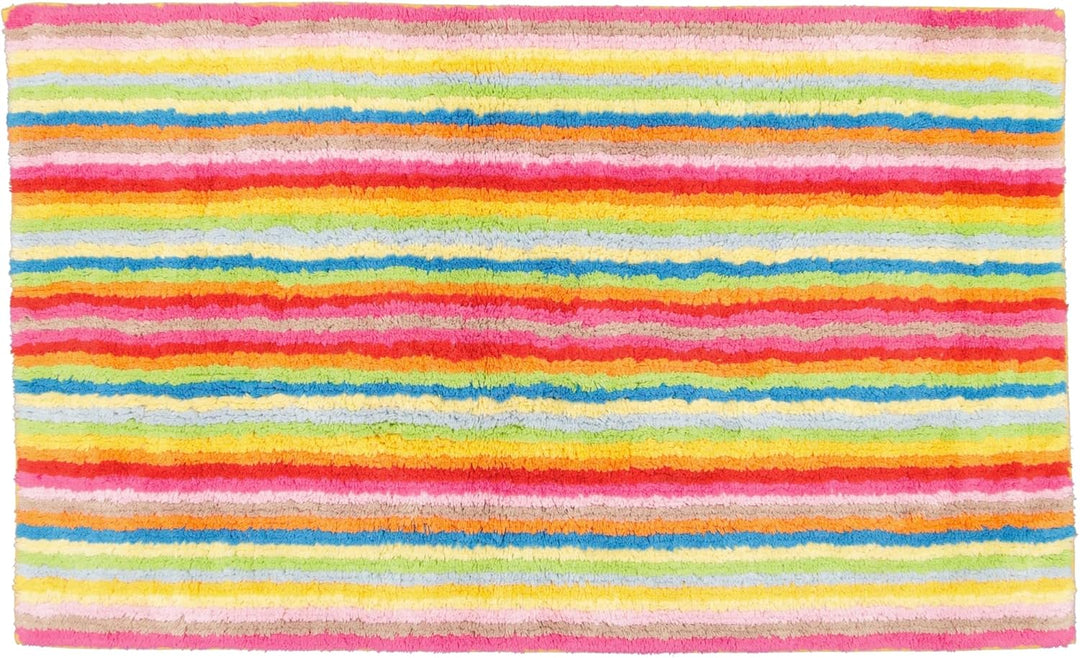 Cawö Badteppiche Lifestyle Streifen 7008 Multicolor - 25 60 x 100 cm (Rechteckig), 60 x 100 cm (Rech