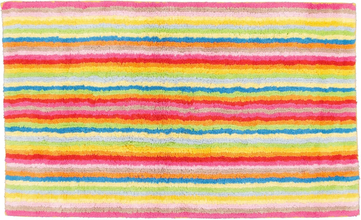 Cawö Badteppiche Lifestyle Streifen 7008 Multicolor - 25 60 x 100 cm (Rechteckig), 60 x 100 cm (Rech