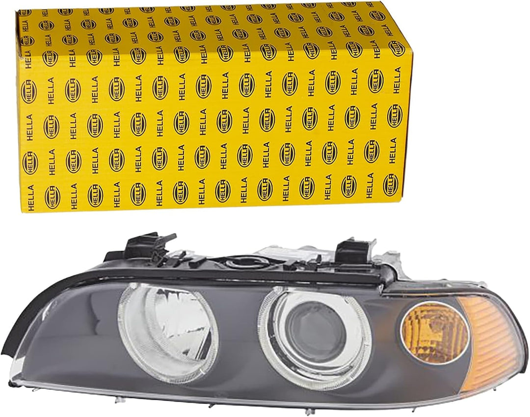 HELLA 1EL 008 053-511 DE/FF/Halogen-Hauptscheinwerfer - links - für u.a. BMW 5 (E39) Links Gelb, Lin