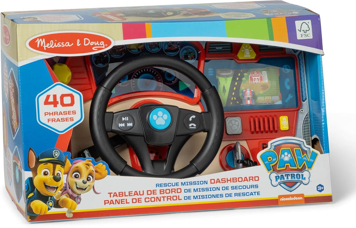 Melissa & Doug PAW Patrol Rettungsmission, Armaturenbrett aus Holz, Holzspielzeug, Lernspielzeug, Li