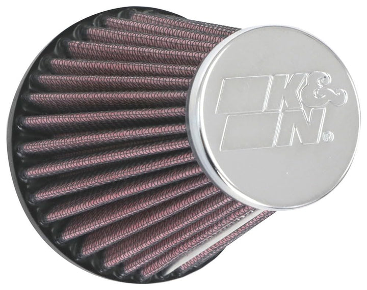 K&N RC-1920 KFZ und Motorrad Universal Chrom Filter, Rot