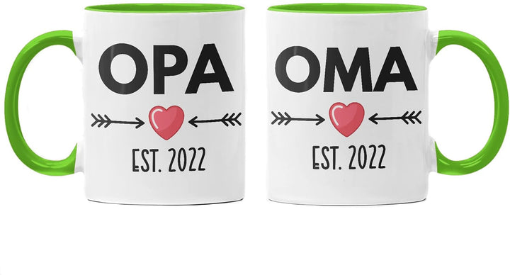 Trendation - Ihr werdet Oma und Opa 2022 Geschenk Schwangerschaft Verkünden Überraschung Baby Du Wir