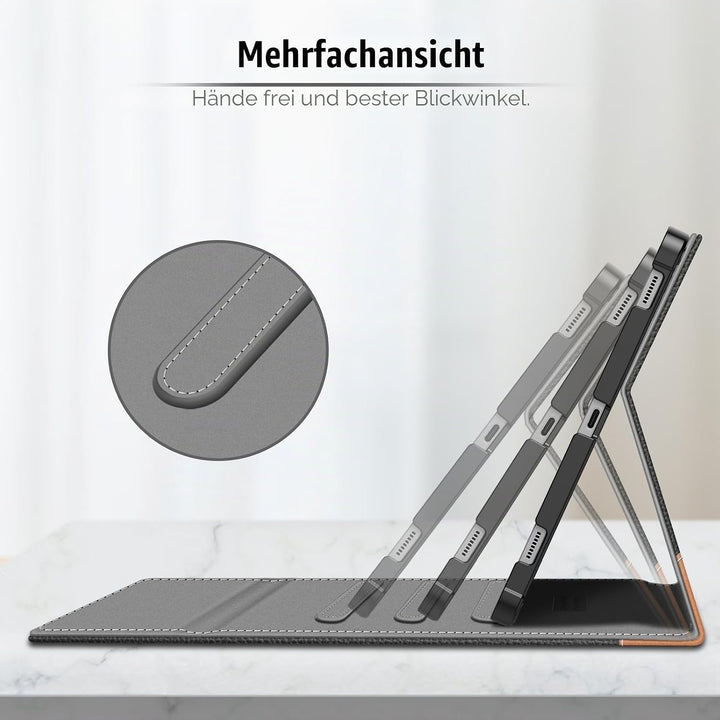 Fintie Hülle für Samsung Galaxy Tab S8 Plus 2022/S7 FE 2021/S7 Plus 2020 12.4 Zoll, Multi-Winkel Bet