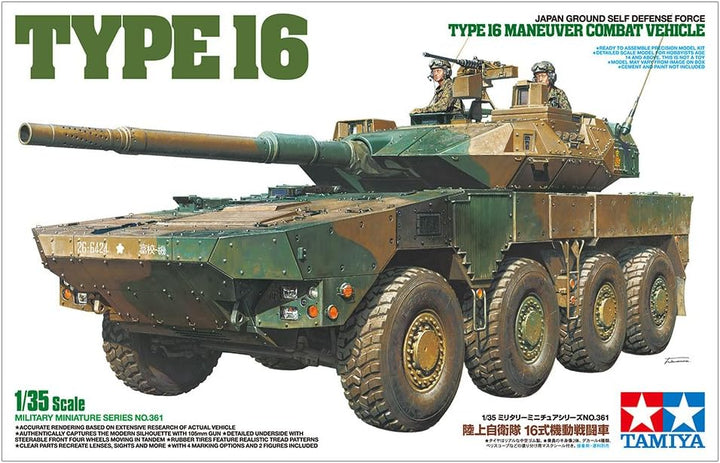 TAMIYA 35361 - 1:35 JGSDF MCV Type 16 (8x8) (2), Modellbau, Plastik Bausatz, Hobby, Basteln, Kleben,