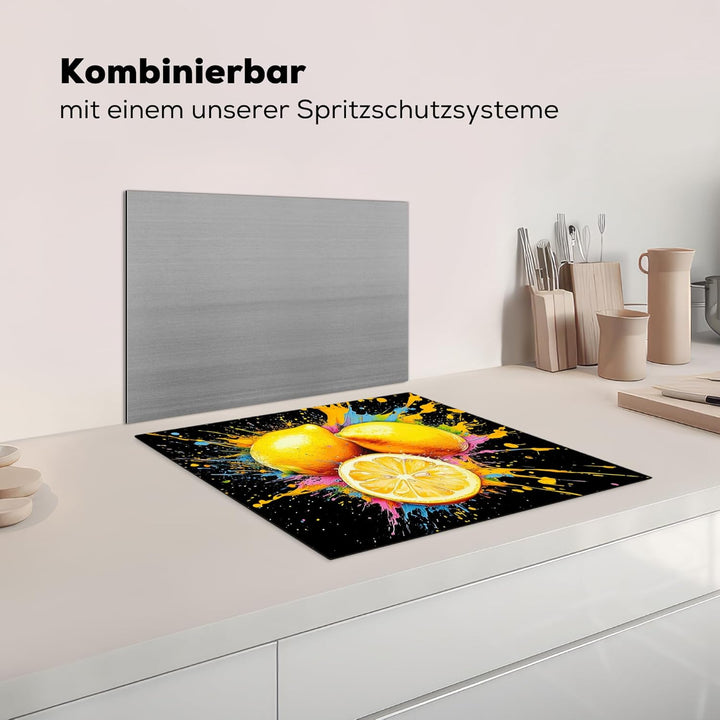 Herdabdeckplatte 59x52 cm Einteilig Induktionsmatte Küche Abdeckung Ceranfeld Herd Abdeckplatte Deko