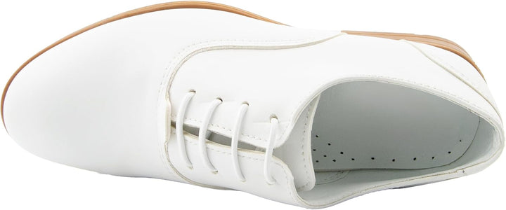 Derby-Schnürschuhe für Jungen – Kommunion, Hochzeit, Abschlussball, formelle Schuhe Weiss 26 EU, Wei