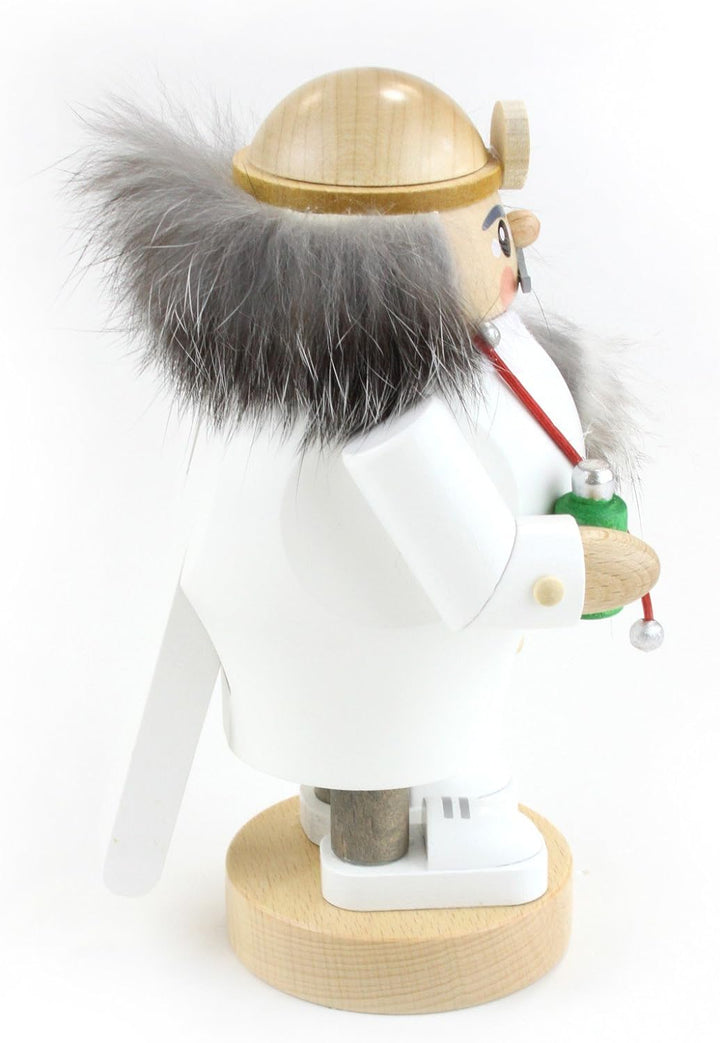 Glässer 12636 Nussknacker Arzt, Handarbeit aus hochwertigen einheimischen Hölzern, Höhe: 15 cm