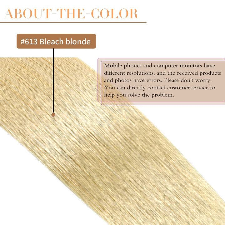 YILITE Bondings Extensions Echthaar 35cm 40g 50 Strähne Remy U Tip Extensions Echthaar Bondings Exte