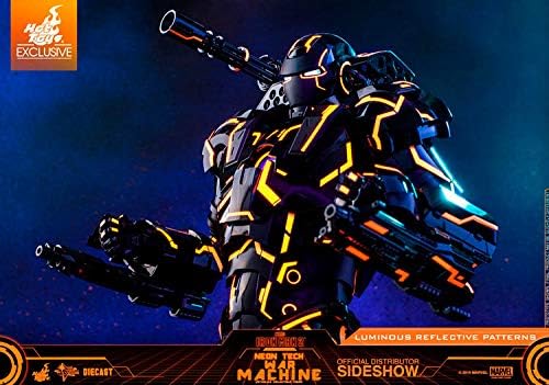 Hot Toys 1:6 Neon Tech War Machine Exclusive - Ltd Edition
