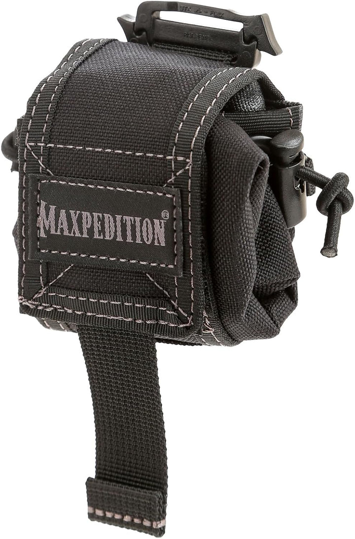 Maxpedition Faltbeutel Mini Rollypoly Schwarz, Schwarz