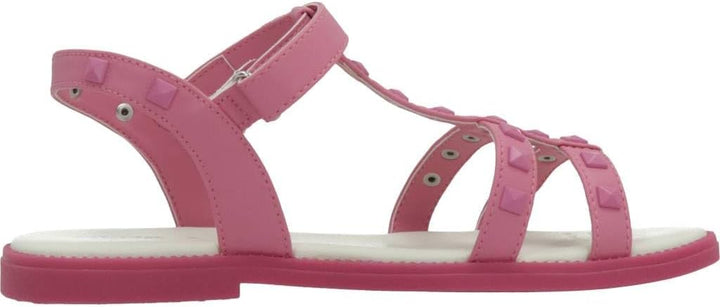 Geox Mädchen J Sandal Karly GirlSandal 32 EU Dk Pink, 32 EU Dk Pink