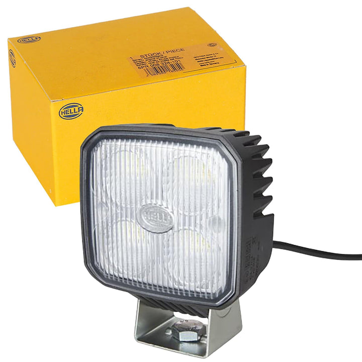 HELLA - LED-Arbeitsscheinwerfer - Q90 compact - 12/24V - 1200lm - geschraubt/Anbau - schwenkbarer Mo
