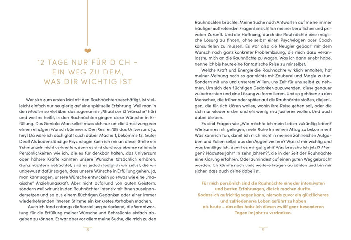 Rauhnächte – 12 Tage nur für dich: Klarheit schaffen, loslassen und Neues wagen, Gebundenes Buch