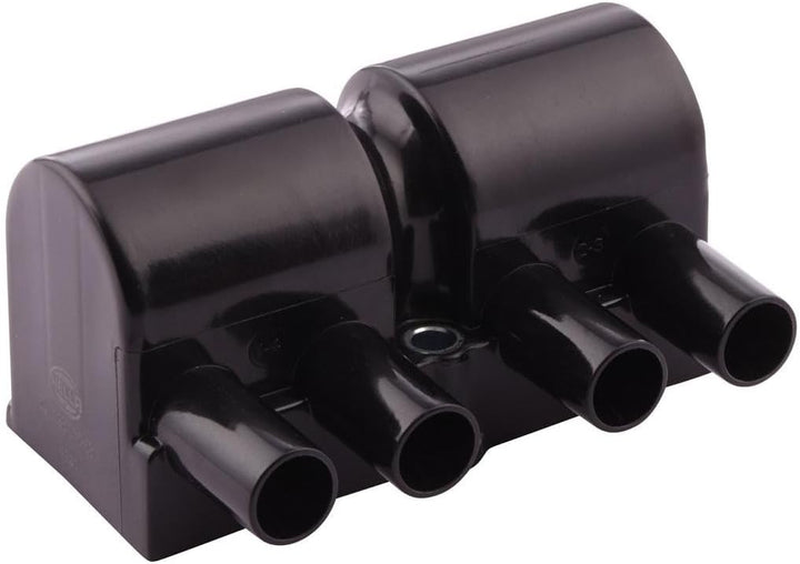 HELLA 5DA 193 175-581 Zündspule - 12V - 4-polig - Blockzündspule - geschraubt