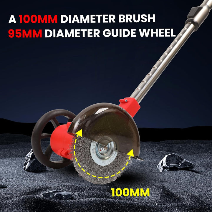 Akku-Fugenreiniger für Makita 18 V Batterie, Multifunktionale Elektro-Bürste mit Nylonbürsten und Dr