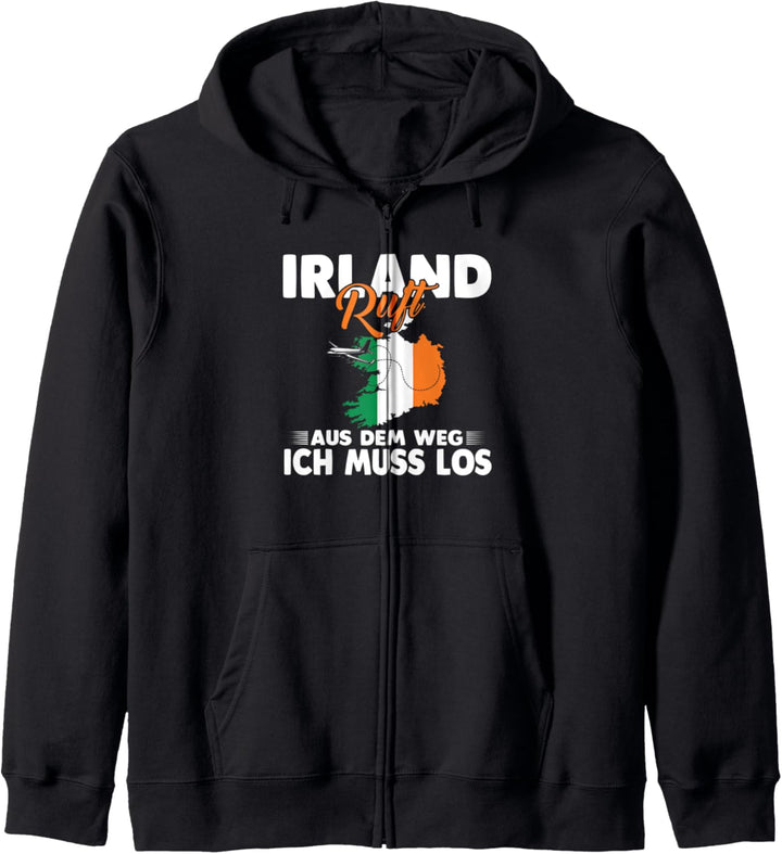 Irland ruft aus dem Weg ich muss los Kapuzenjacke