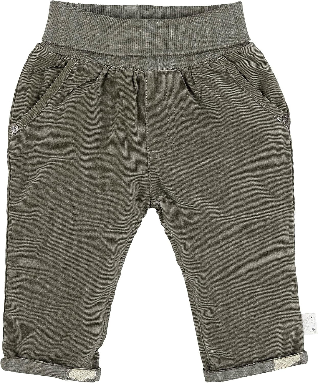 Sterntaler Baby Jungen Hose Baby Hose Cord Eisbär Elia 74 Dunkelgrün, 74 Dunkelgrün