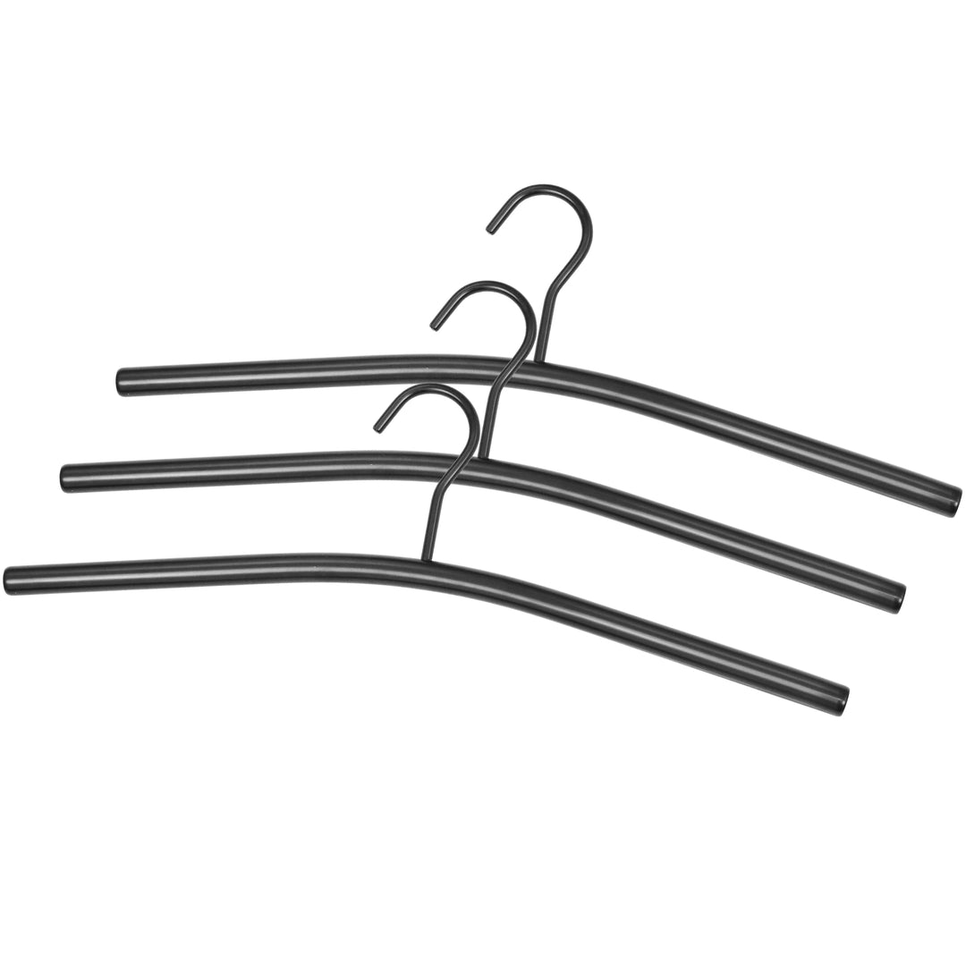 holz4home® Kleiderbügel aus Metall 3 Stück I Metallkleiderbügel Kleiderhaken im 3er Set für Garderob