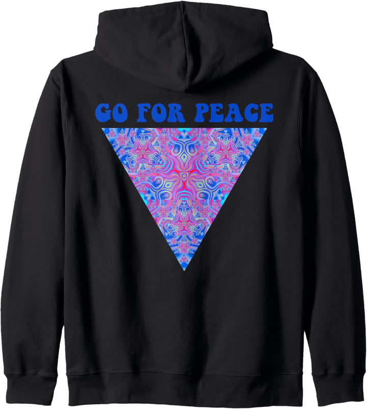 Geometric Triangle Art - GO FOR PEACE 1 - Fan Fun Kapuzenjacke