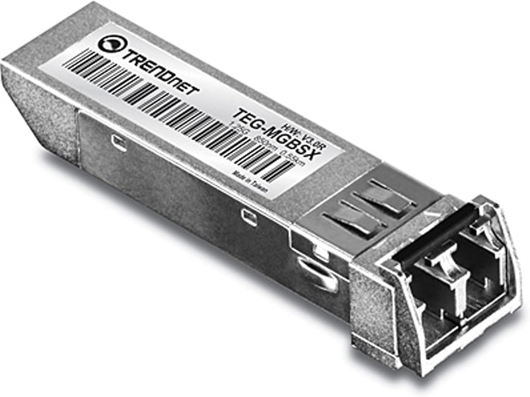 TRENDnet, TEG-MGBSX, SFP Multi-Mode LC-Modul, Bis zu 550 m (1804 Fuss), Mini-GBIC, Hot Pluggable, IE