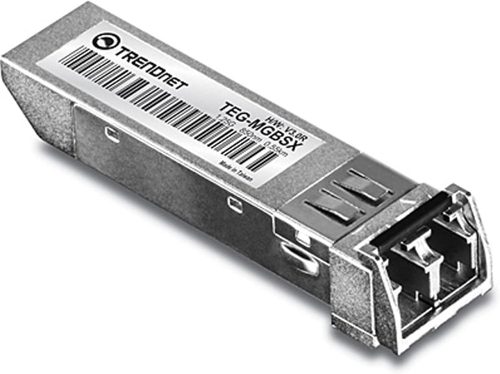 TRENDnet, TEG-MGBSX, SFP Multi-Mode LC-Modul, Bis zu 550 m (1804 Fuss), Mini-GBIC, Hot Pluggable, IE