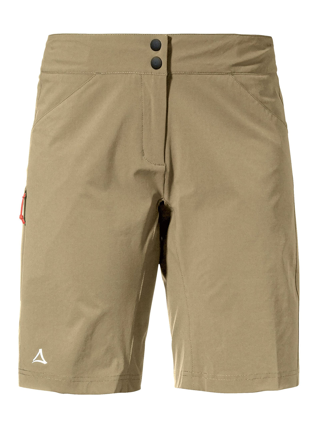 Schöffel Damen Shorts Danube L, Wasserabweisende Radhose, schnell trocknende Fahrradhose mit Bundver