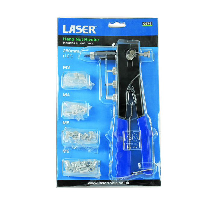 Laser 0979 0979 Mutternietvorrichtung mit 40 Mutternieten