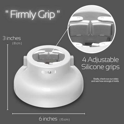 GIHALI Universeller Haardiffusor, robust, geeignet für Haartrockner von 4,4 – 6,6 cm, für lockiges o