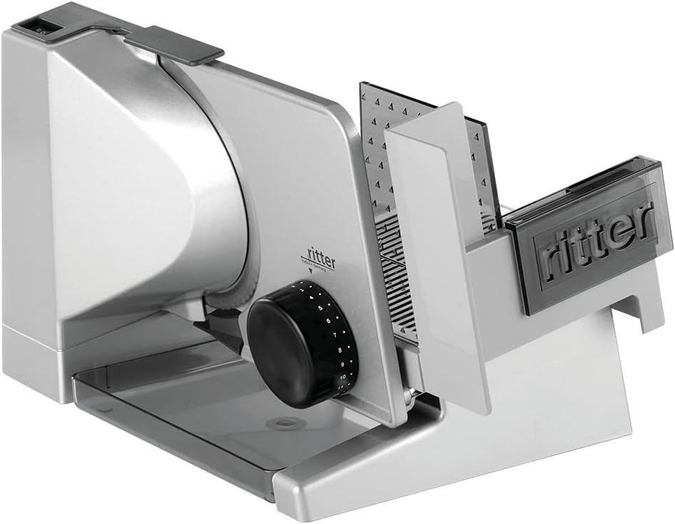 ritter solida 4 Duo Plus, Elektrischer Allesschneider & Brotschneidemaschine aus Vollmetall, Made in