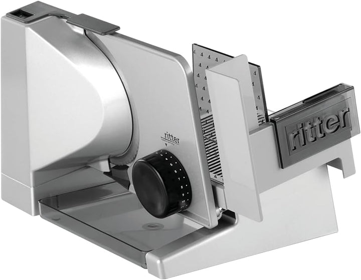 ritter solida 4 Duo Plus, Elektrischer Allesschneider & Brotschneidemaschine aus Vollmetall, Made in