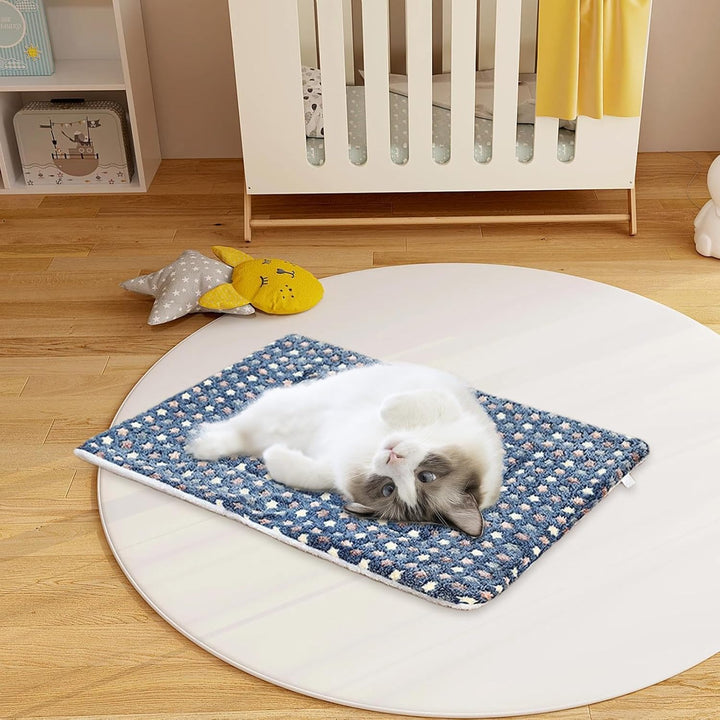 Warmes Katzenbett, wärmende Katzenbetten für Hauskatzen - Selbstwärmende Haustierunterlage,Selbstwär