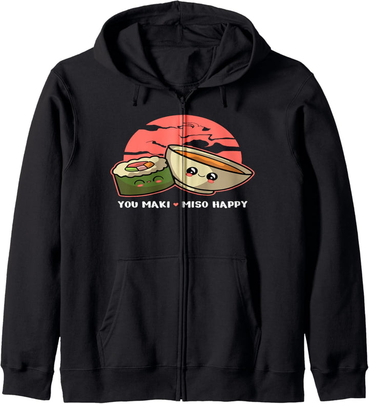 You maki miso happy I Sushi Japan Ramen Kawaii Kapuzenjacke