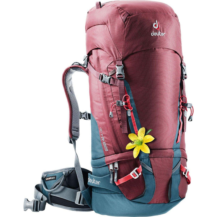 Deuter Damen Guide SL Alpin-Rucksack, Maron-Arctic, 72 x 28 x 20 cm, 40 + 8 L