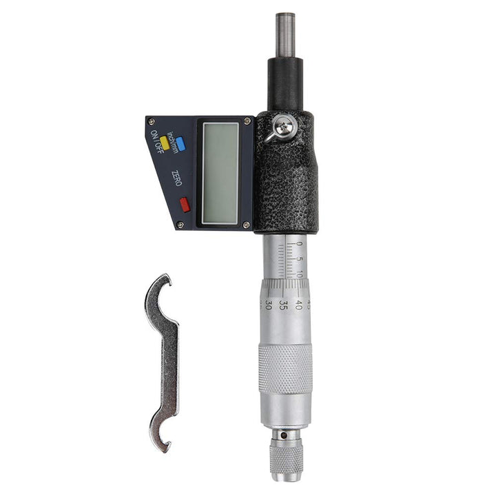 Digitales Mikrometer 0-25mm, Elektronisches Messgerät, Hartmetall-Messfläche, Präzise Aussenmessung