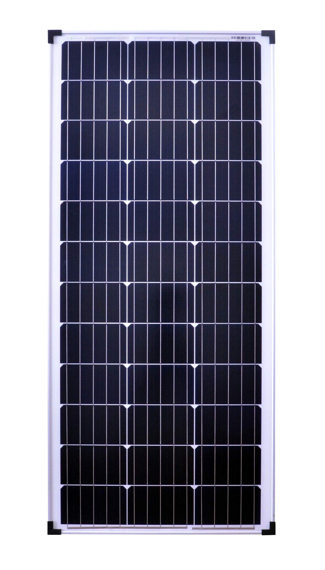 solartronics Solarmodul 100 Watt 1200x540x30MM Monokristallin Solarpanel Solarzelle 5 Busbars 12V