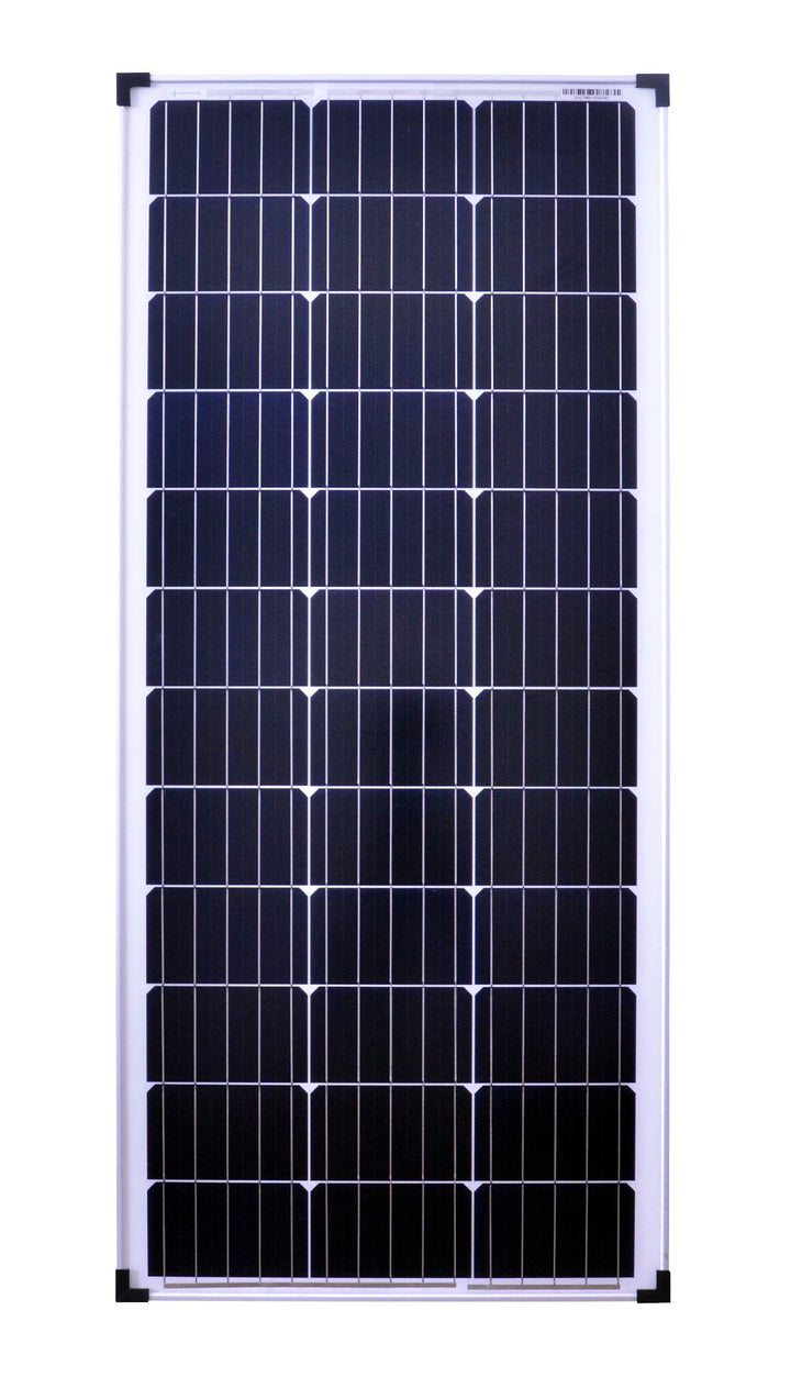 solartronics Solarmodul 100 Watt 1200x540x30MM Monokristallin Solarpanel Solarzelle 5 Busbars 12V